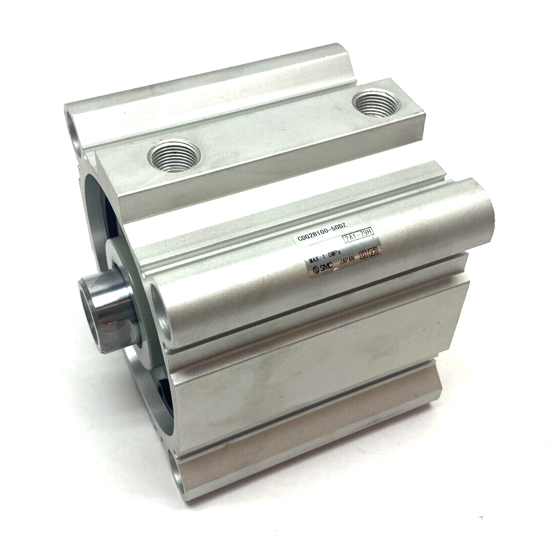 SMC CDQ2B100-50DZ Compact Pneumatic Cylinder 100mm Bore 50mm Stroke - Maverick Industrial Sales