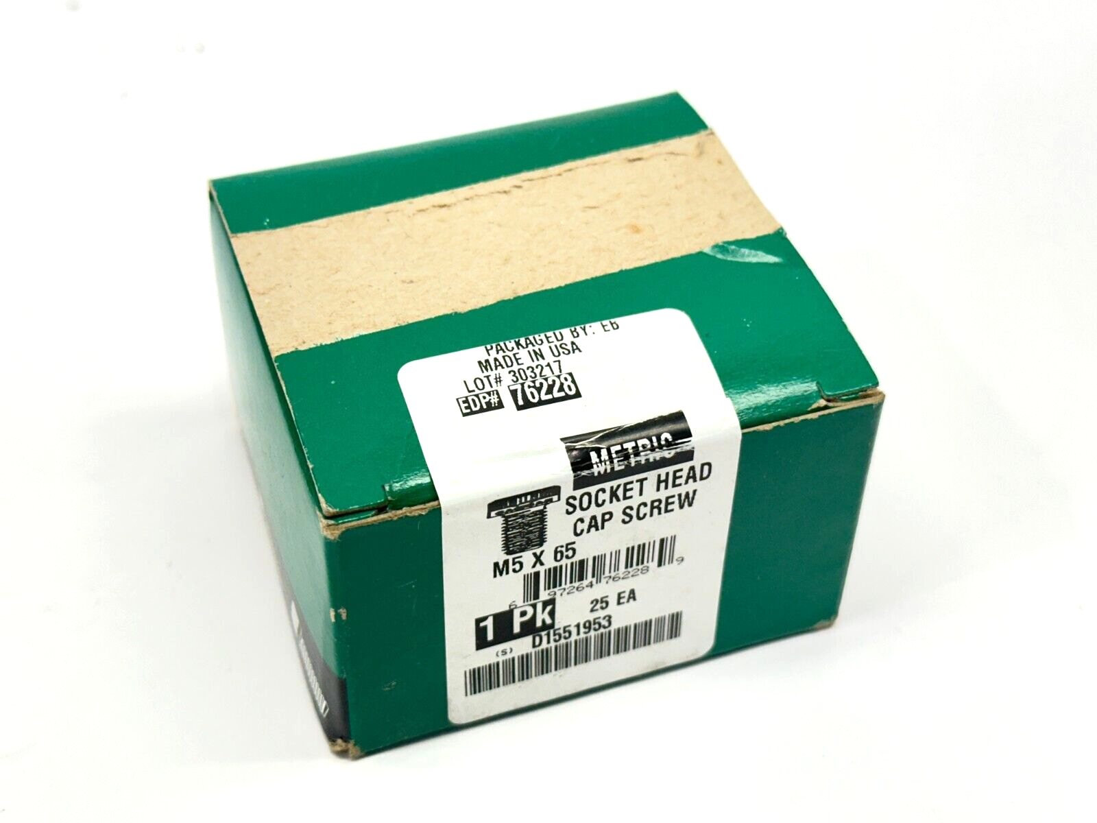 D1551953 Socket Head Cap Screw M5 X 65 PKG OF 25 - New - Maverick Industrial Sales