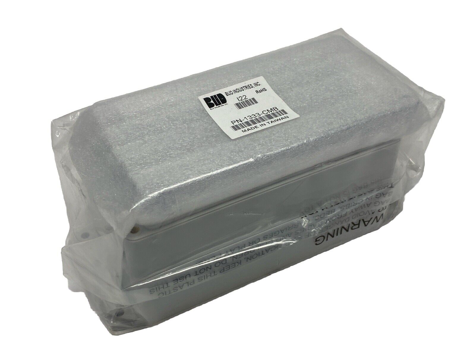 Bud Industries PN-1333-CMB Clear Cover Plastic IP65 NEMA 4X Enclosure Box - New – Open box - Maverick Industrial Sales
