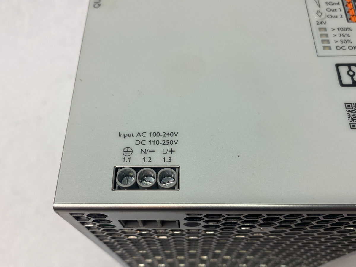 QUINT4-PS/1AC/24DC/40,2904603 | Phoenix Contact QUINT4-PS/1AC/24DC/40 Primary Switched Power Supply 2904603 - Used - Maverick Industrial Sales