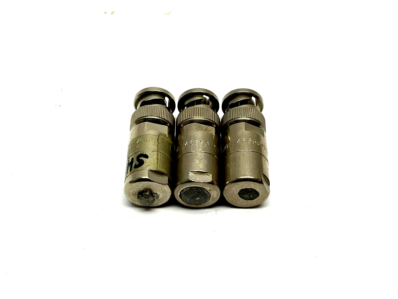 Amphenol 46650-51 Terminator Coax Connector Plug Male Pin BNC 51 Ohms LOT OF 3 - Maverick Industrial Sales