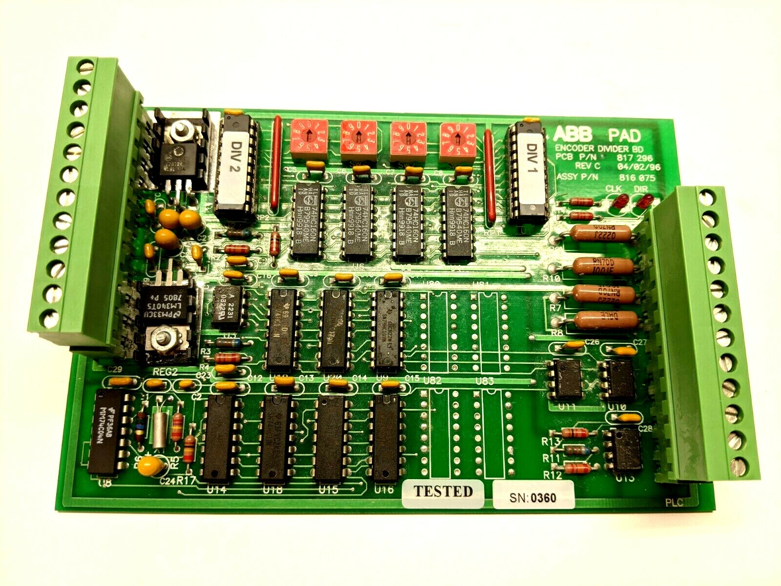 816-075 | ABB Encoder Divider Board - New Other - Maverick Industrial Sales