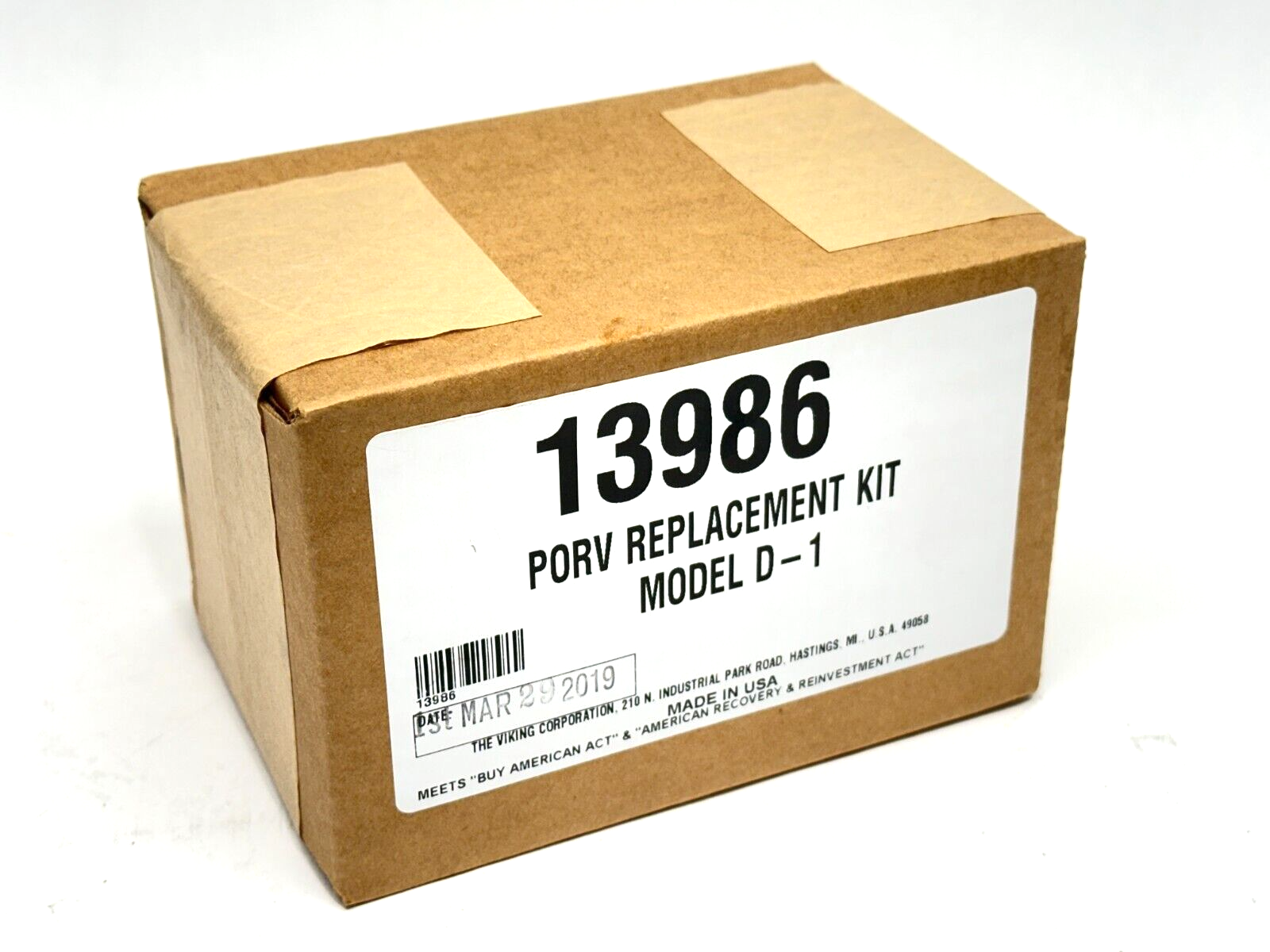13986 | Viking PORV Replacement Kit Model D-1 - New - Maverick Industrial Sales
