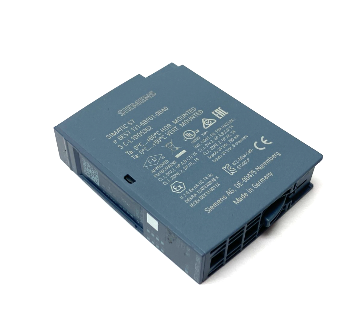 Siemens 6ES7 131-6BF01-0BA0 SIMATIC ET 200SP Digital Input Module DI 8x24VDC ST - Maverick Industrial Sales