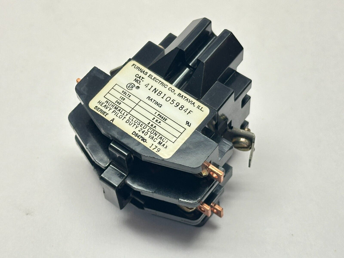 41NB105984F | Furnas Ser A Magnetic Contactor 3-Pole 2/3HP 120/240V - New Other - Maverick Industrial Sales