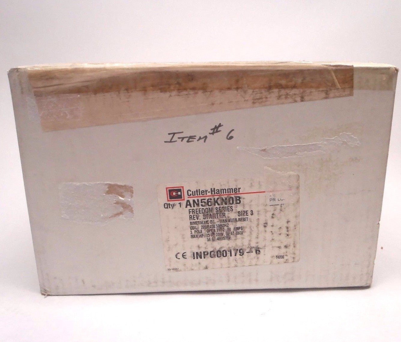 Cutler Hammer AN56KN0B Freedom Series Reversing Motor Starter Auto Manual Reset - New – Open box - Maverick Industrial Sales