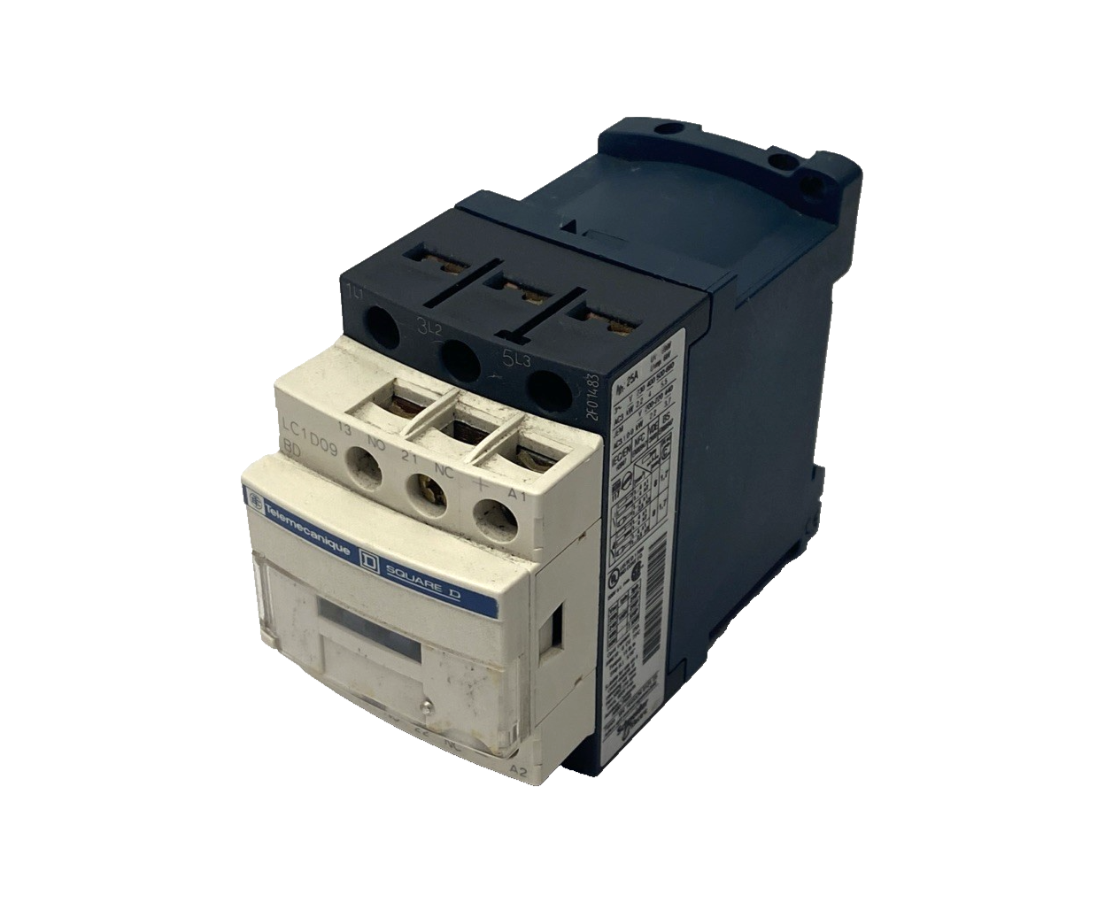 LC1D09BD | Telemecanique Contactor 3P 9A 24VDC - Used - Maverick Industrial Sales