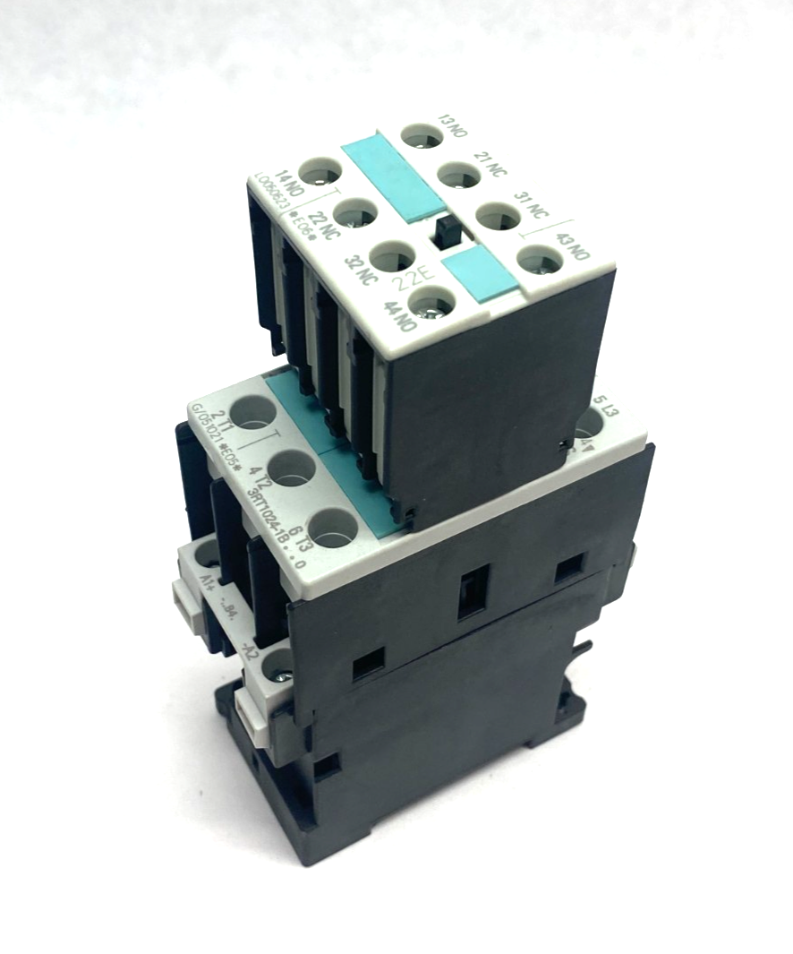 3ZX1012-0RT02-1AA1 | Siemens SIRIUS Power Contactor w/ 3RH1921-1HA22 Contact Block - Used - Maverick Industrial Sales