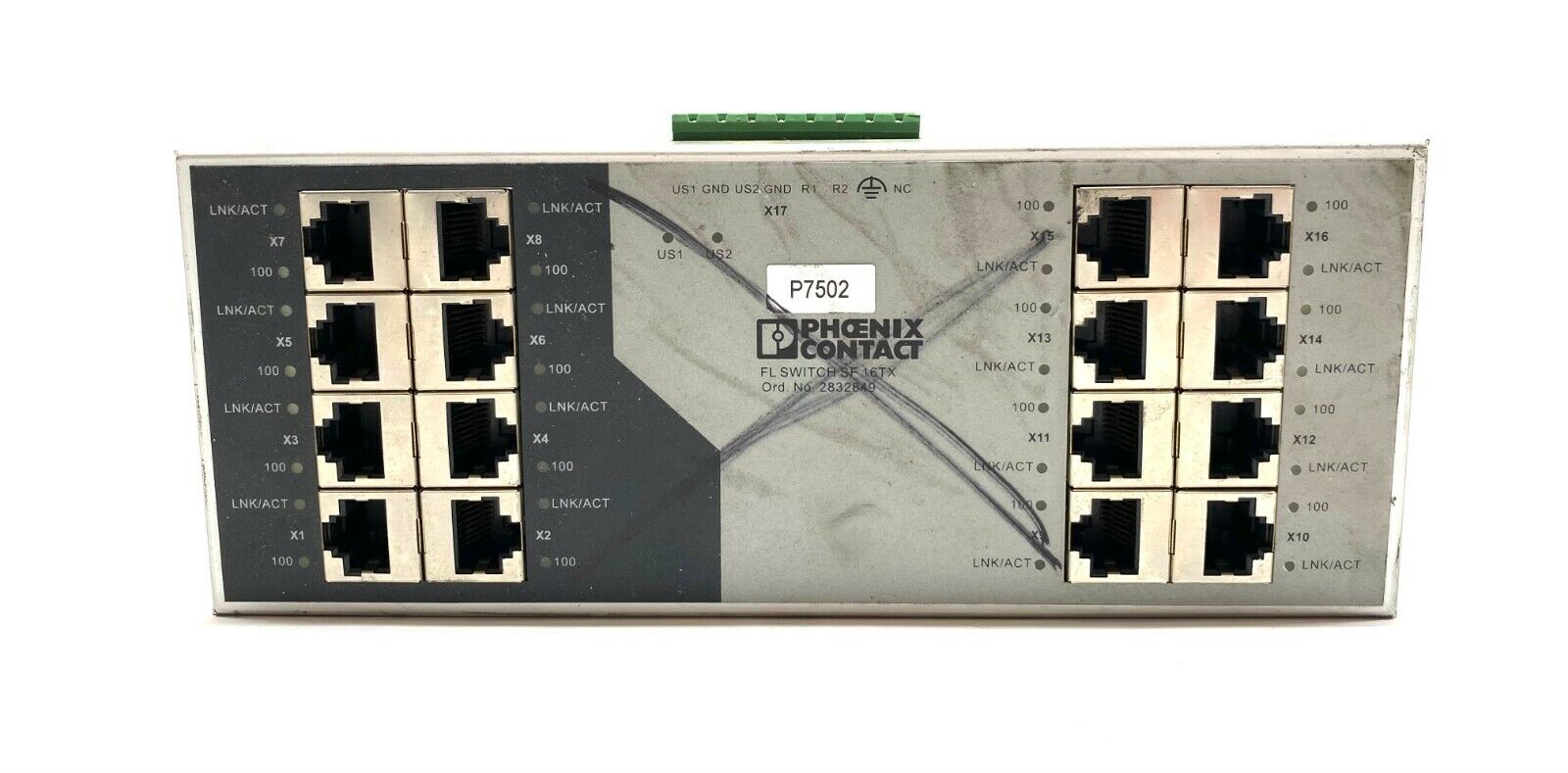 Phoenix Contact FL Switch SF 16TX Ethernet Module 2832849 - For parts or not working - Maverick Industrial Sales