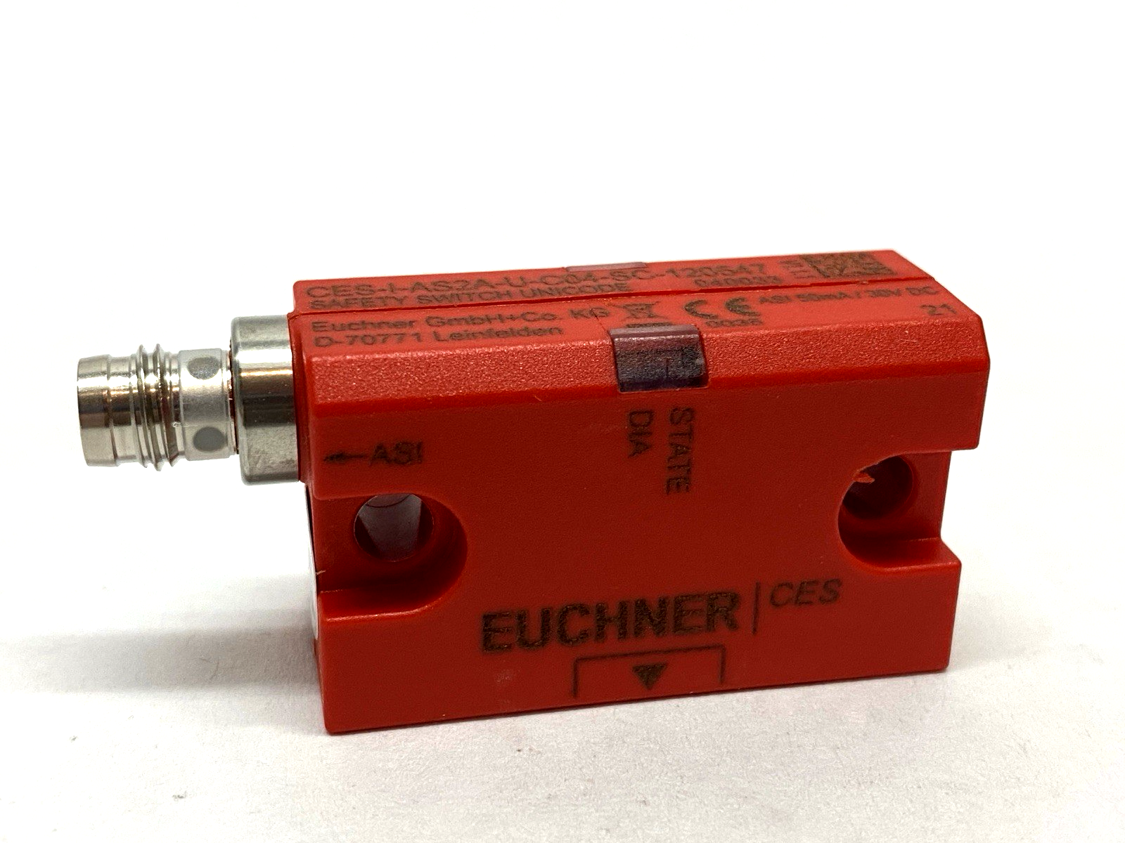 Euchner CES-I0AS2A-U-C04-SC-120547 M8 CES Safety Switch - Used - Maverick Industrial Sales