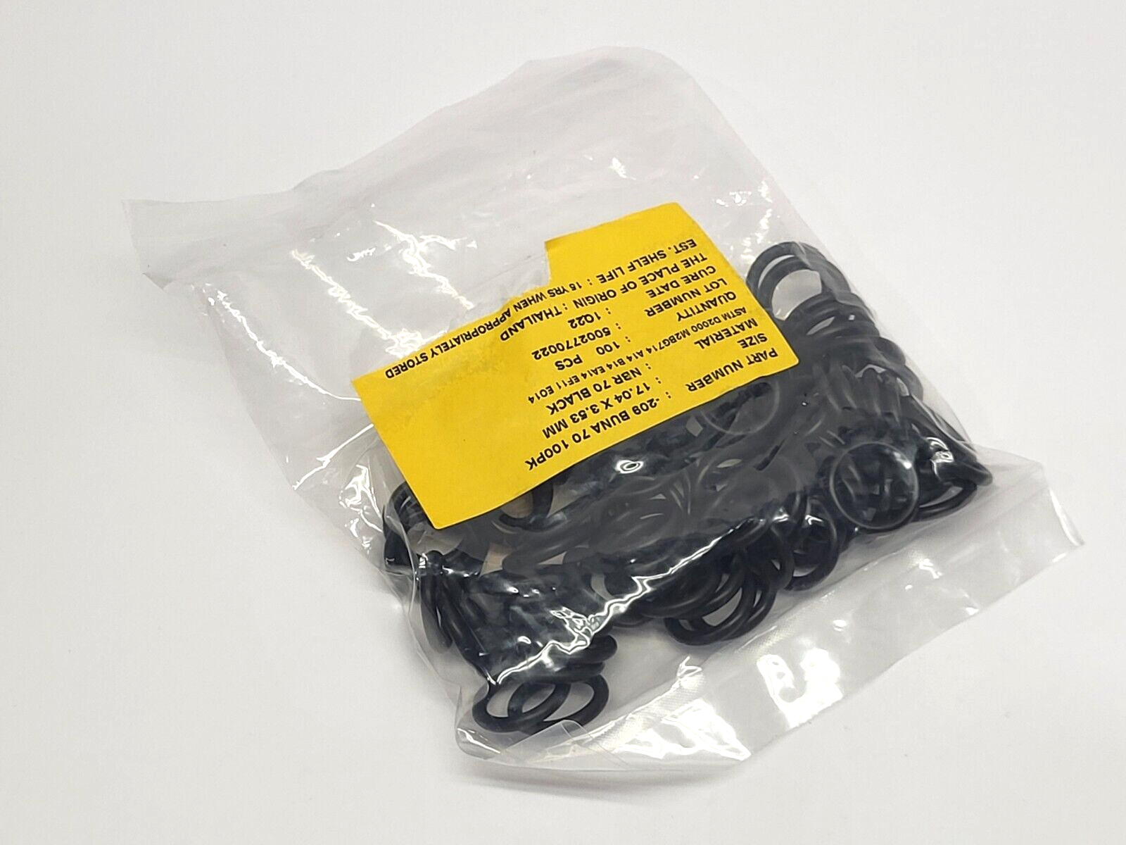 Unbranded -209 BUNA 70 O-Rings 17.04 X 3.53mm LOT OF 93 - New – Open box - Maverick Industrial Sales