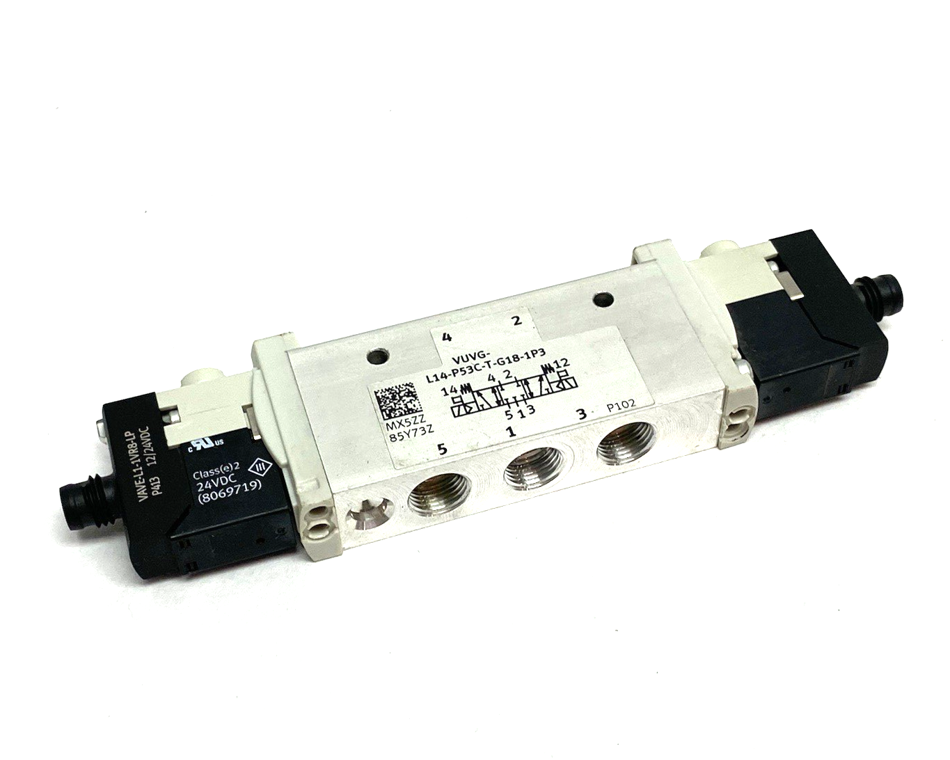 VUVG-L14-P53C-T-G18-1P3 | Festo Piston Gate Solenoid Valve 5/3 Closed, 566501 - Used - Maverick Industrial Sales