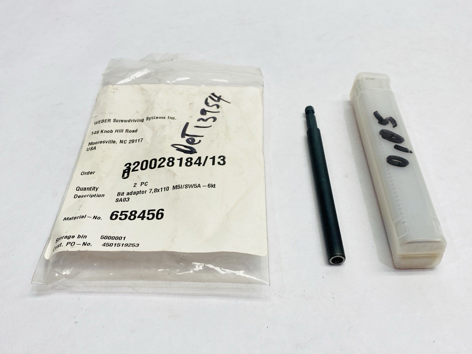 658456 | Weber Bit Adaptor ST60R1 7,8x110 M5I/SW5A - New Other - Maverick Industrial Sales