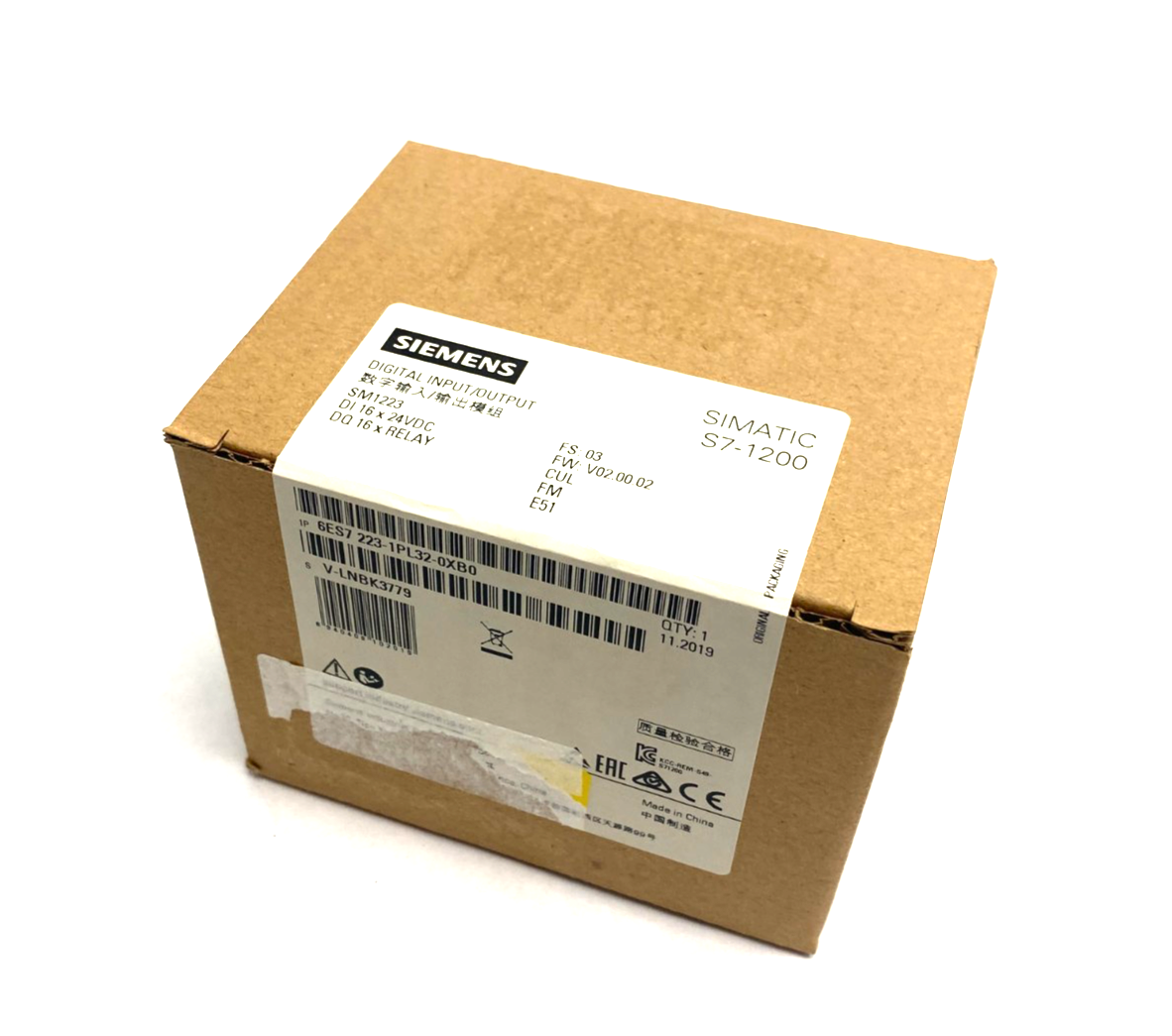 Siemens 6ES7 223-1PL32-0XB0 SIMATIC S7-1200 Digital Input/Output Module - Maverick Industrial Sales