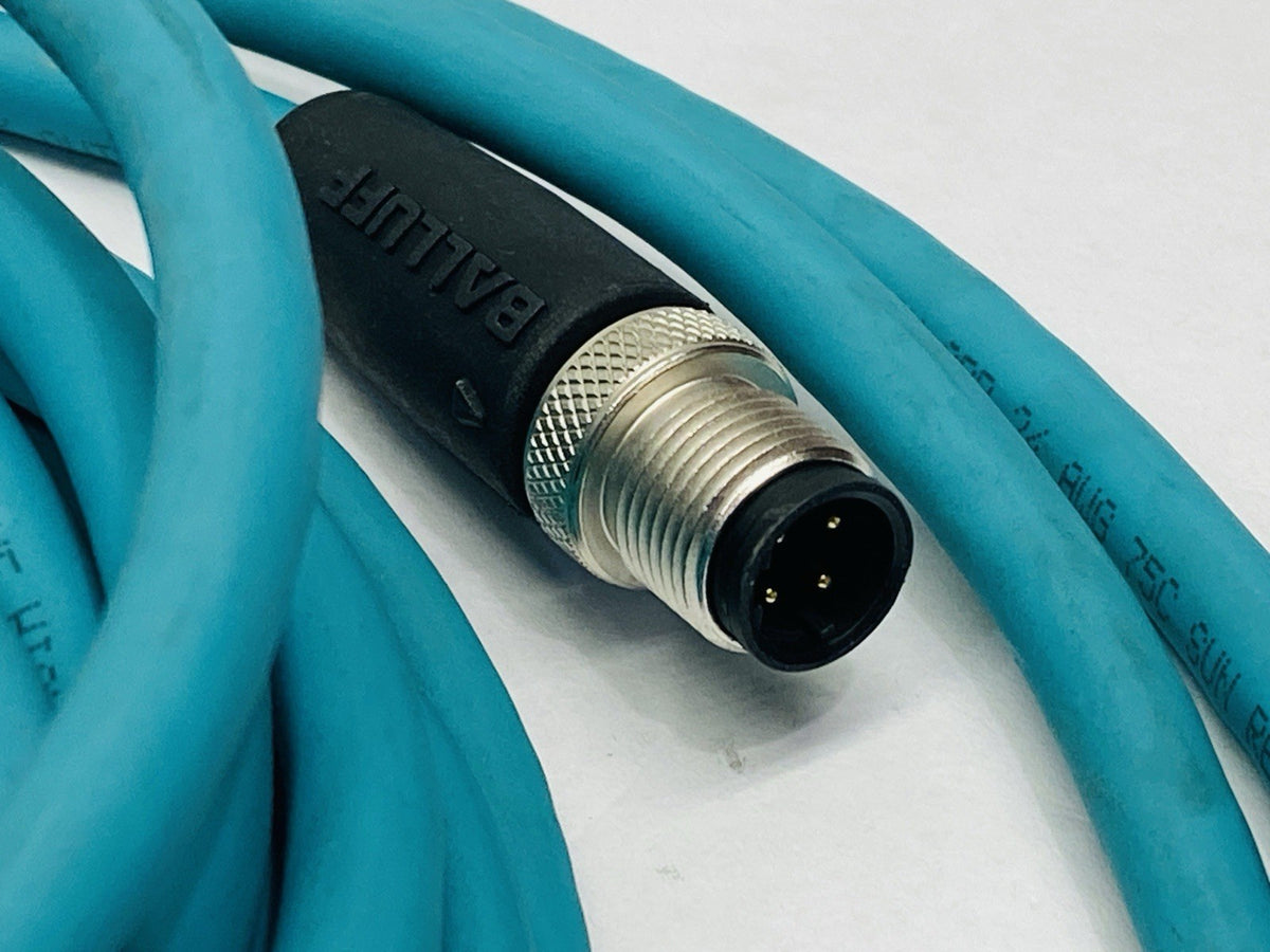 BCC0E8Z, BCC M414-E894-8G-672-ES64N9-050 | Balluff BCC0E8Z Industrial Ethernet Cable 5m BCC M414-E894-8G-672-ES64N9-050 - Used - Maverick Industrial Sales