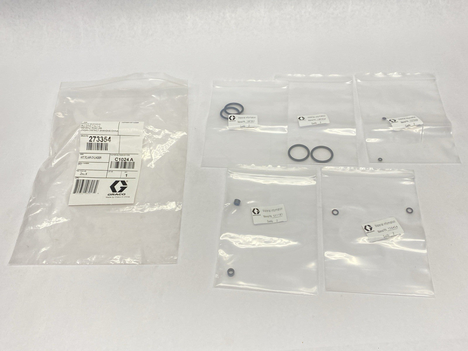 Graco 273354 Air Cylinder Repair Kit - Maverick Industrial Sales