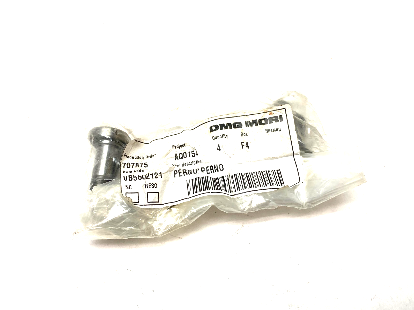 0B5602121 | DMG Mori Hardware Kit PKG OF 4 - New - New - Maverick Industrial Sales