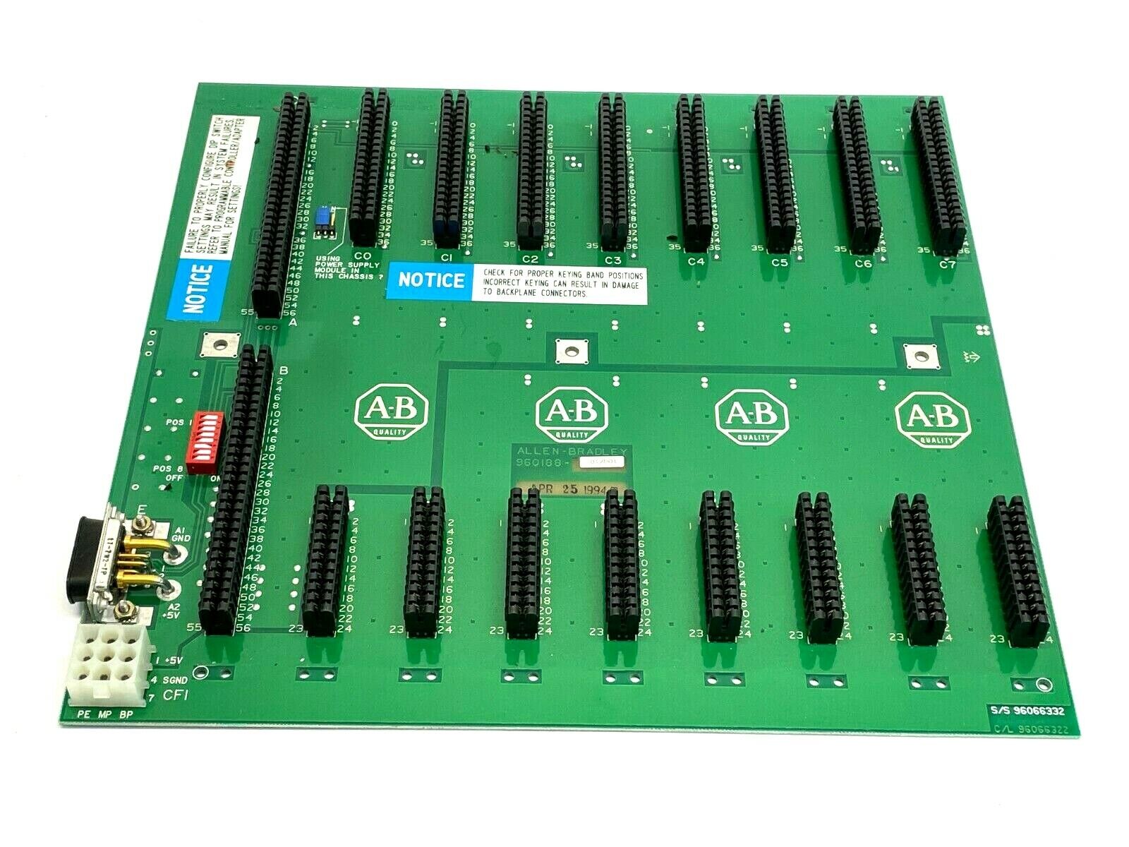 960188-01/B01 | Allen Bradley I/O Chassis Circuit Board - Used - Maverick Industrial Sales
