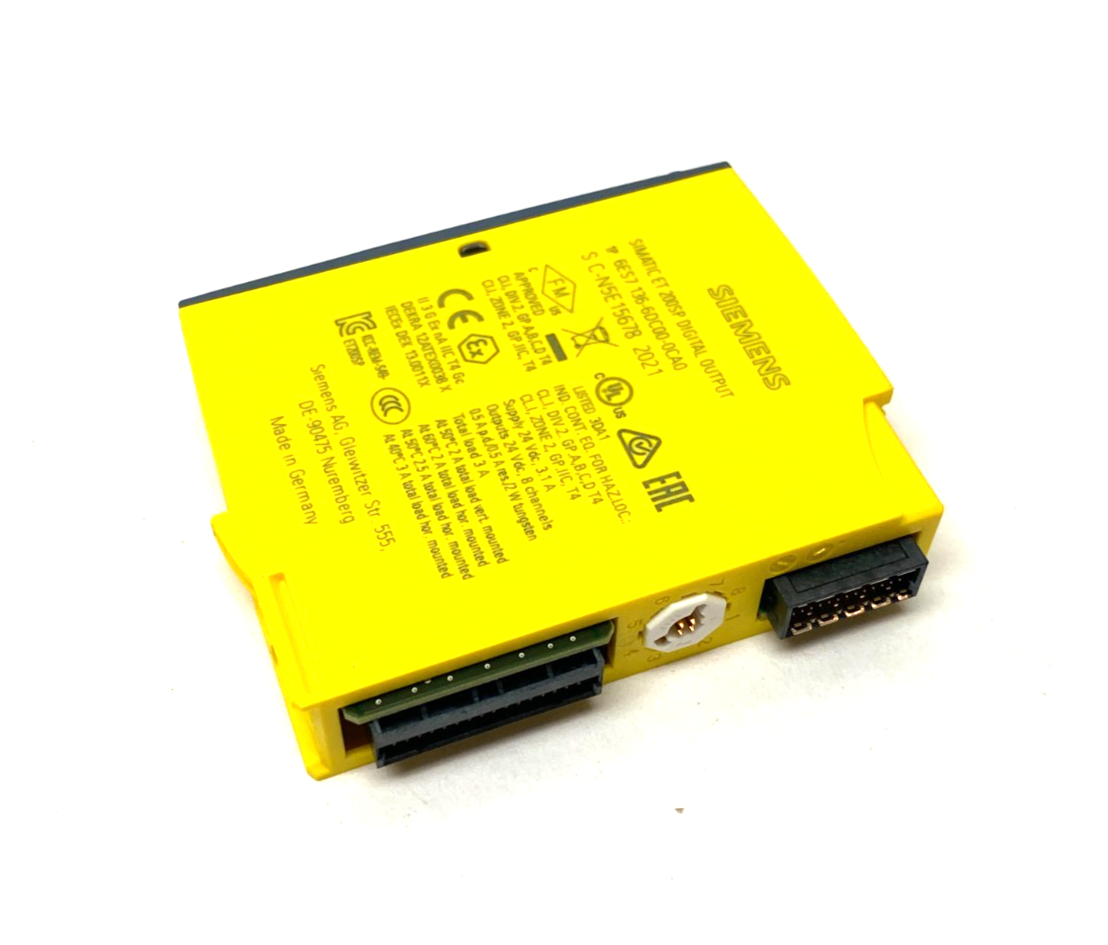 Siemens 6ES7 136-6DC00-0CA0 SIMATIC ET 200SP Digital Output Module F-DQ 8x 24VDC - Maverick Industrial Sales
