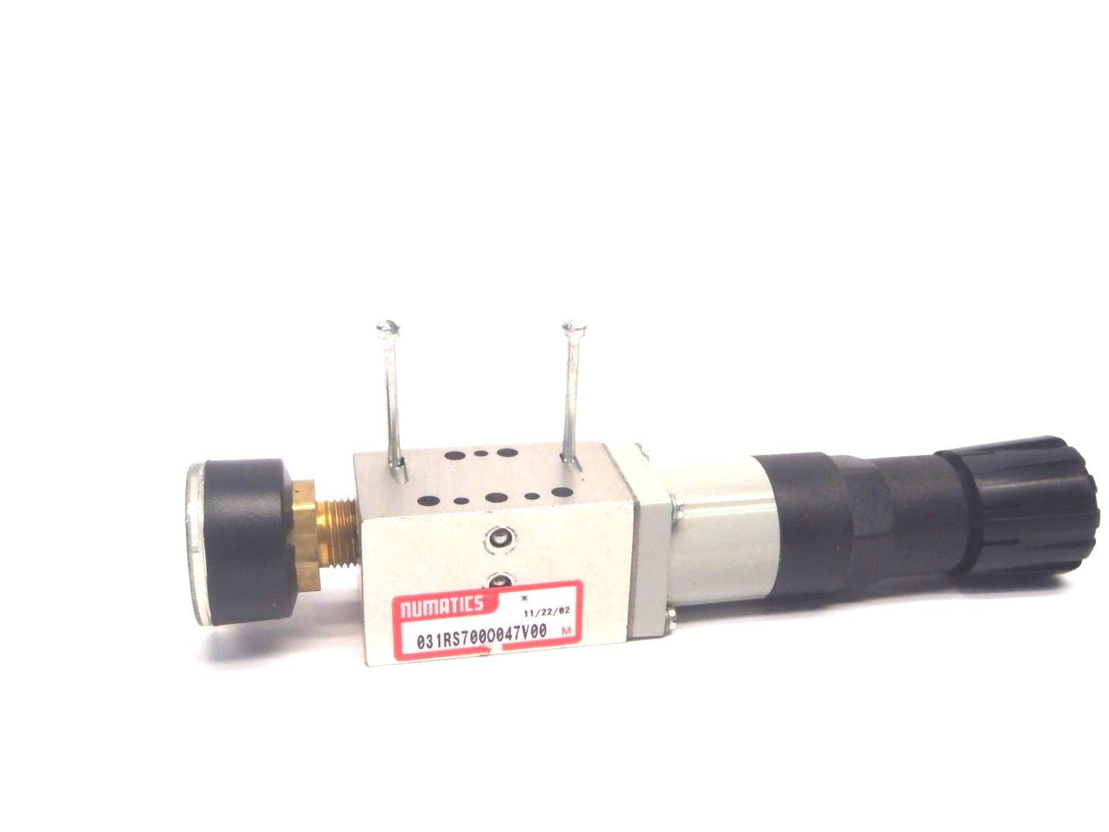 Numatics 031RS7000047V00 Pneumatic Valve Regulator 0-160PSI - New – Open box - Maverick Industrial Sales