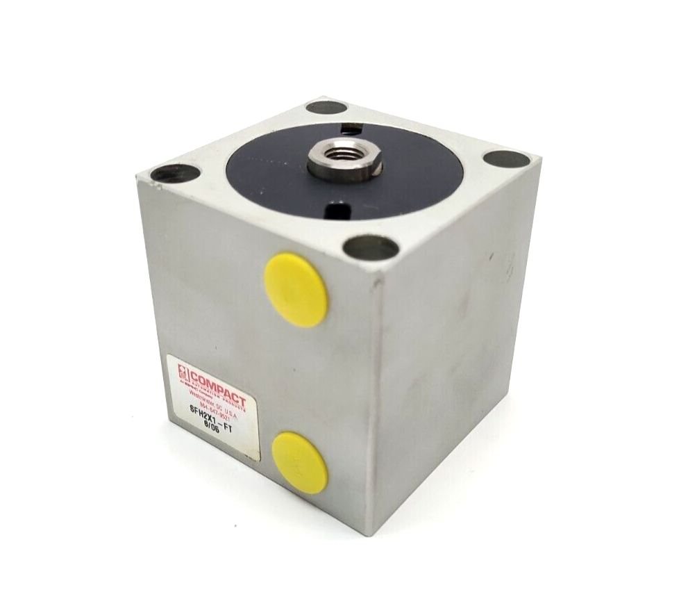 Compact Automation Products SFH2X1-FT Pneumatic Cylinder 2" Bore 1" Stroke - Used - Maverick Industrial Sales