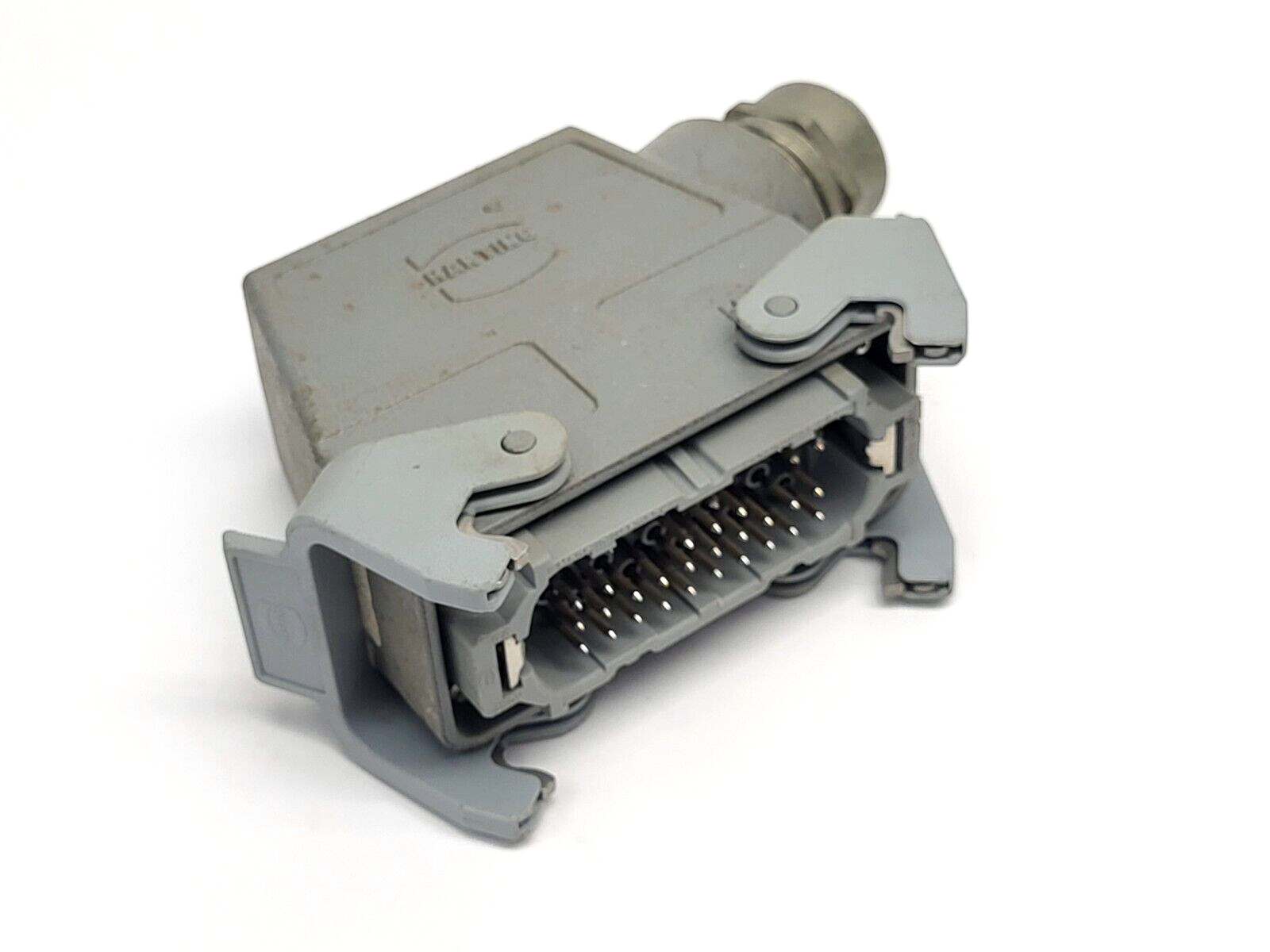 HARTING HAN-D40M Heavy Duty Power Connecting Housing 28-Pin 3HNE01900-1 - Maverick Industrial Sales