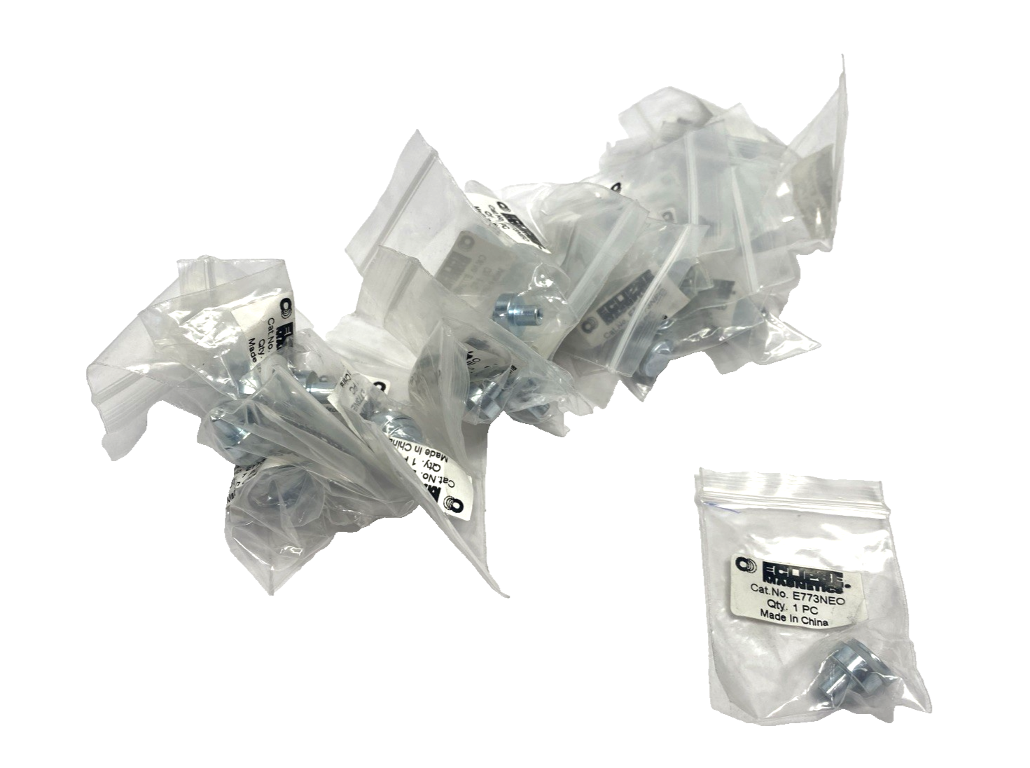 Eclipse Magnetics E773NEO Neodymium Magnet, M3 Thread 13mm Dia. LOT OF 25 - New - Maverick Industrial Sales