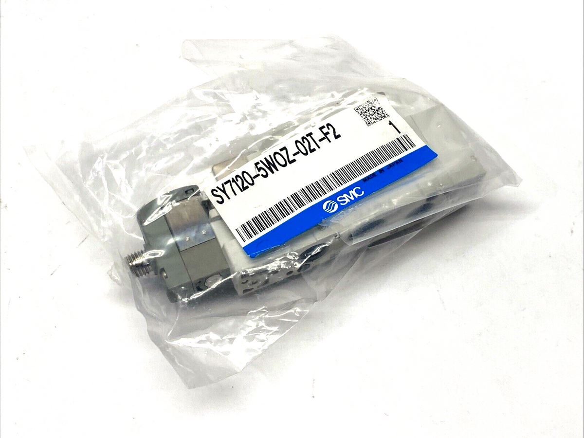 SMC SY7120-5WOZ-02T-F2 Pneumatic Solenoid Valve 5-Port - Maverick Industrial Sales
