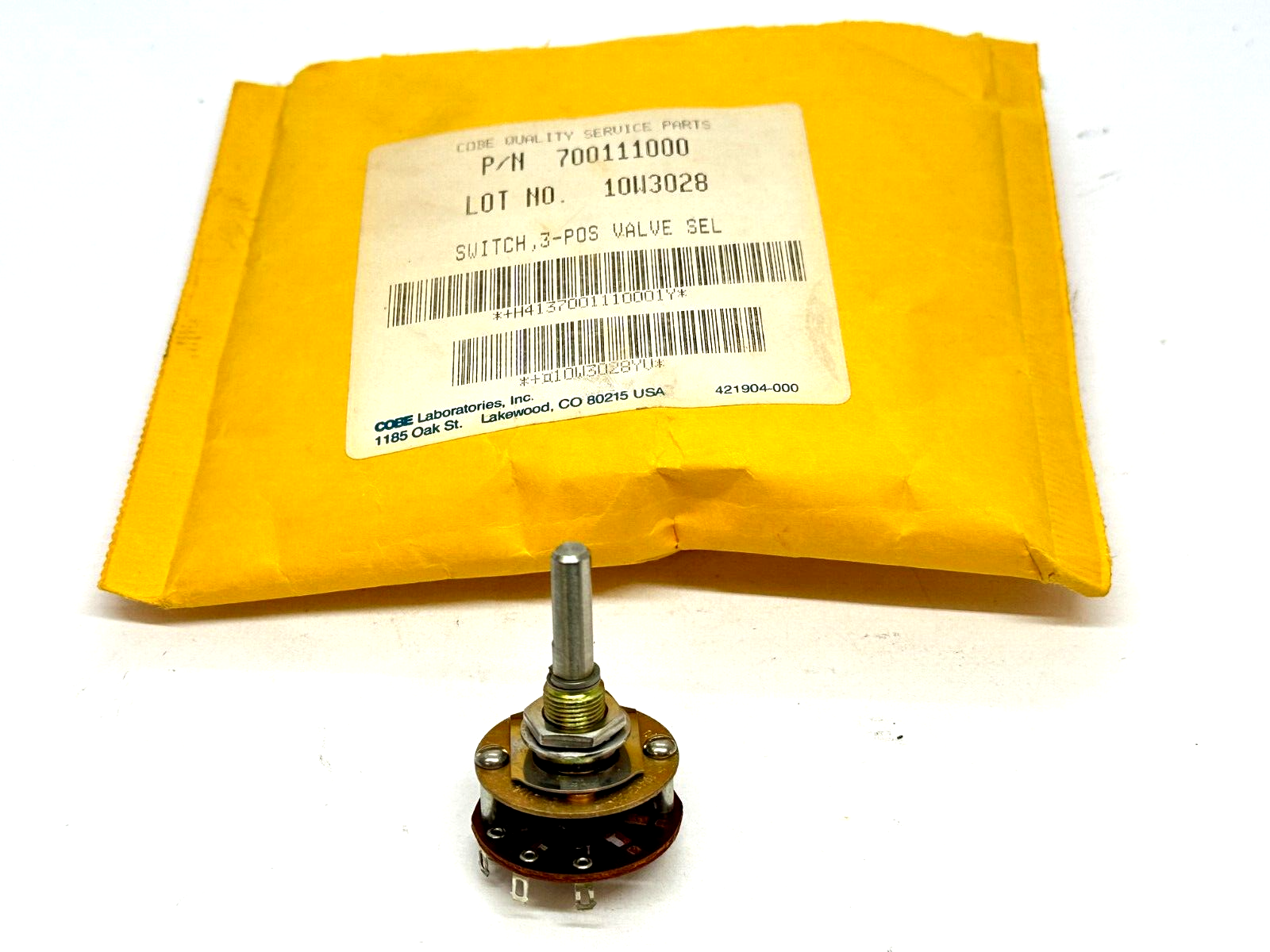 Cobe 700111000 3-Position Switch - New – Open box - Maverick Industrial Sales