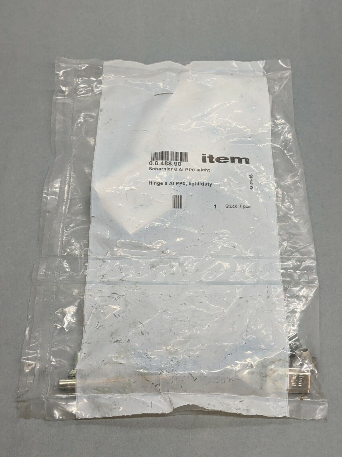 Item 0.0.488.90 Hinge 8 Al PP0 Light Duty - Maverick Industrial Sales