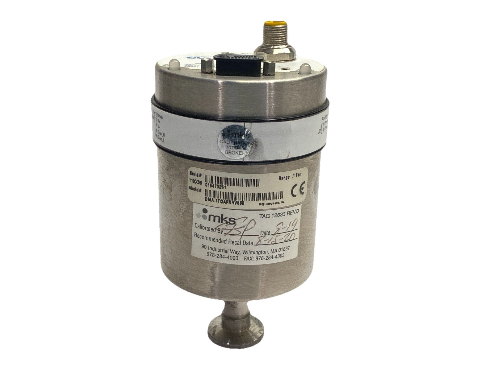 MKS i-Baratron DMA.1TGAFKNV633 Digital Manometer Horizontal Unit - Maverick Industrial Sales