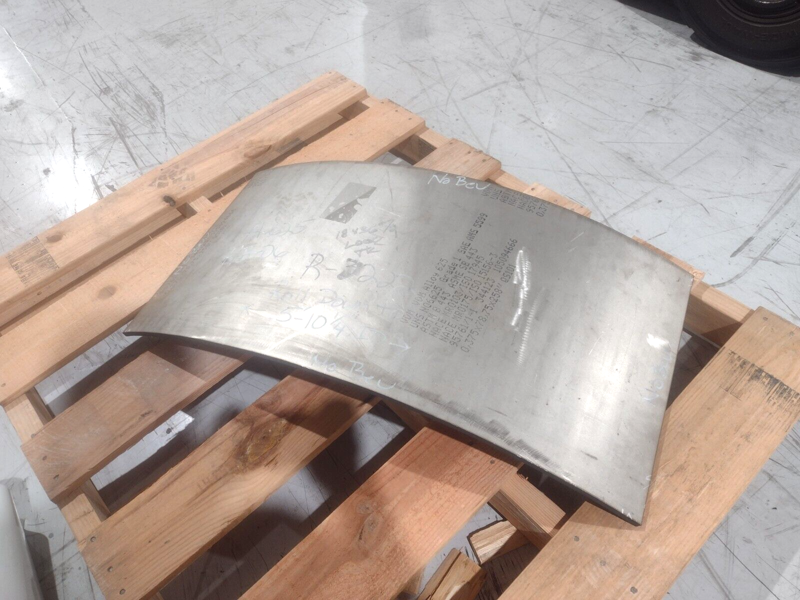 VDM Alloy 625 18”x 36-⅜” x 0.375” Sheet ASTM B 443 Nicrofer 6020 hMo - Maverick Industrial Sales