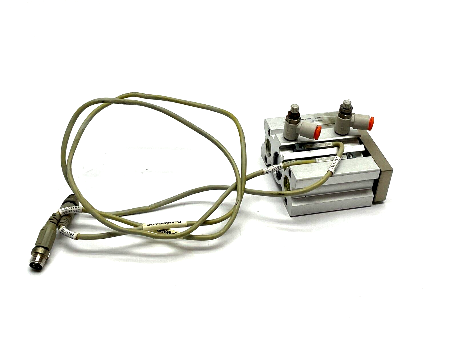 SMC MGQM16-20-M9PSAPC3 Guided Cylinder w/ D-M9P Auto Switches - Used - Maverick Industrial Sales