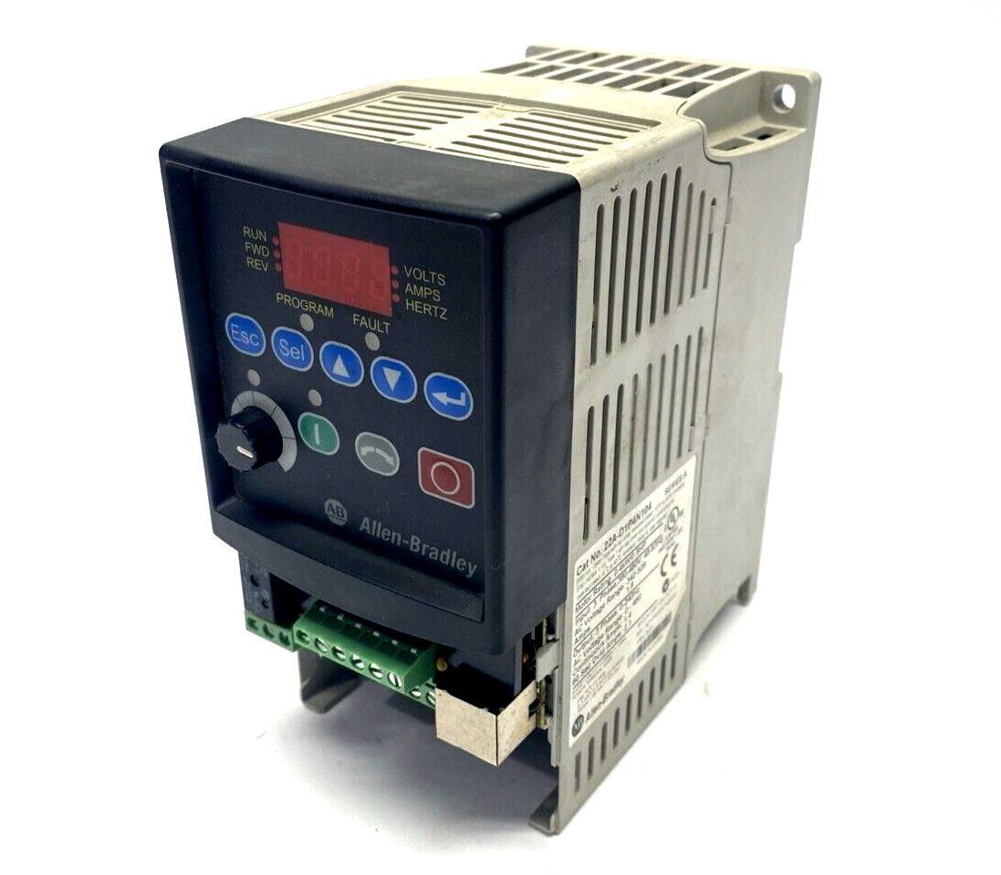 Allen Bradley 22A-D1P4N104 Ser. A PowerFlex 4 AC Drive 0.4 kW 0.5 HP 3PH - For parts or not working - Maverick Industrial Sales