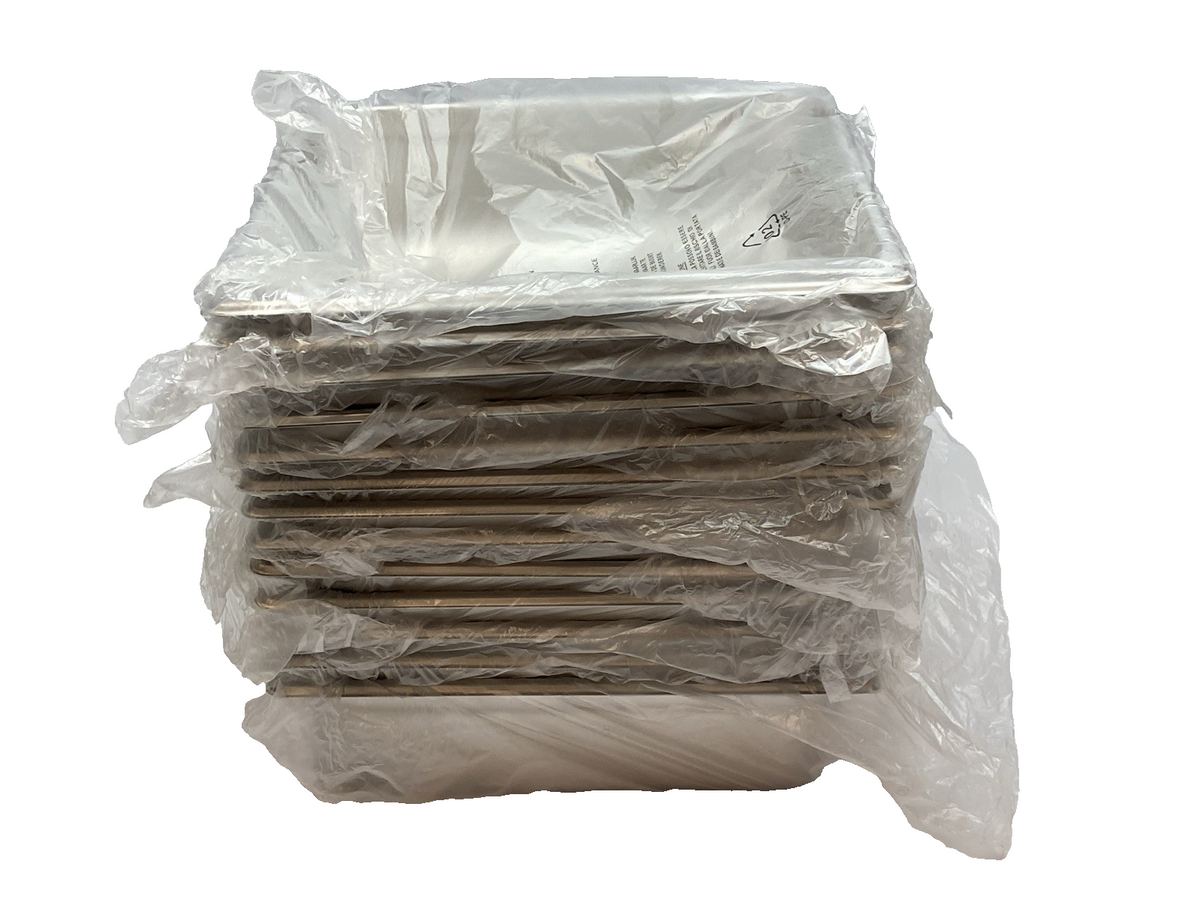 Choice 4070142 Steam Table Hotel Pan 2/3 Size 4" Deep Stainless Steel LOT OF 13 - Maverick Industrial Sales