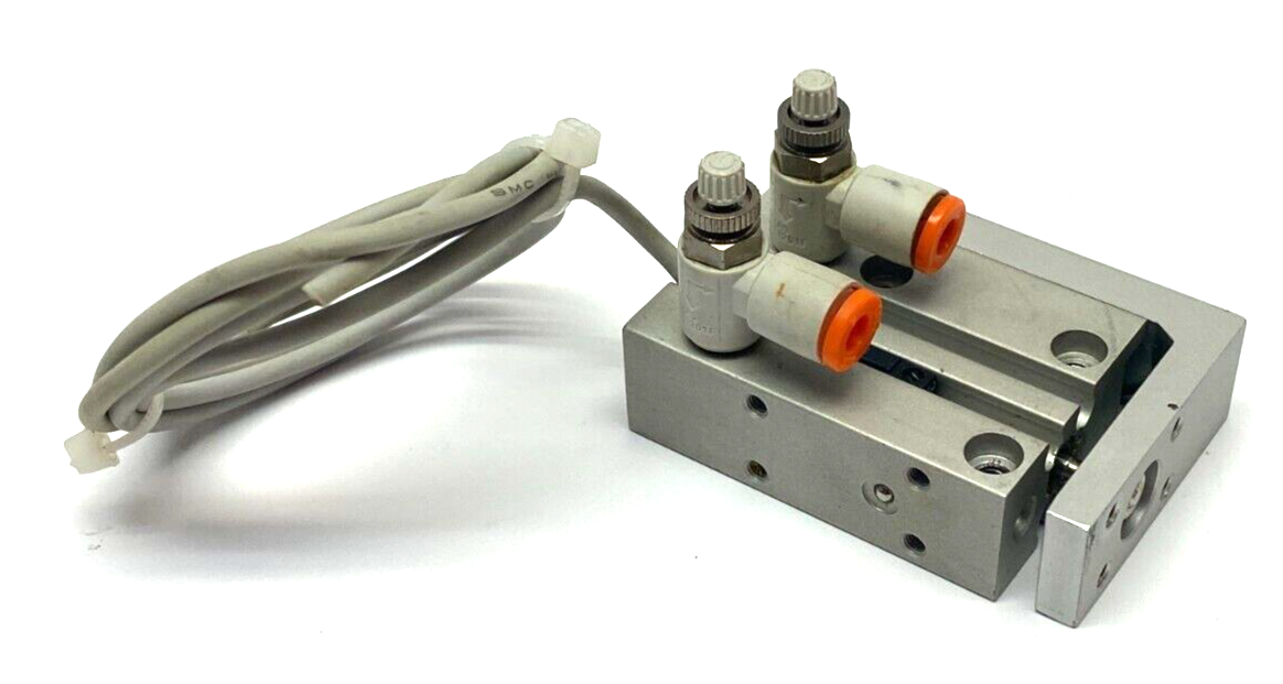 SMC MXU6-15 Pneumatic Guide Cylinder - Used - Maverick Industrial Sales