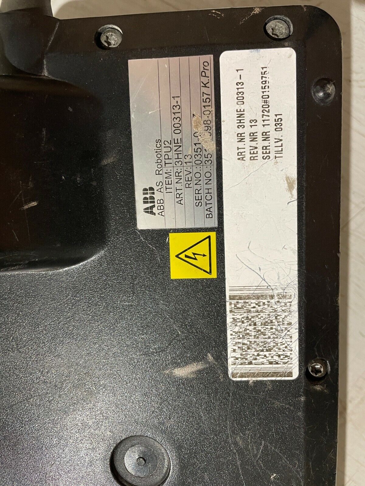 ABB IRB140 Robot System, S4CPLUS M2000 Controller, Cables, TPU2 Teach Pendant - Used - Maverick Industrial Sales