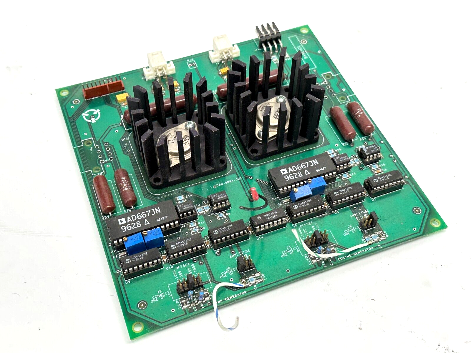 1-CD50-0094-001 PCB 1-CD50-0094-000-X1 w/ 2x AD667JN 9628 - For parts or not working - Maverick Industrial Sales