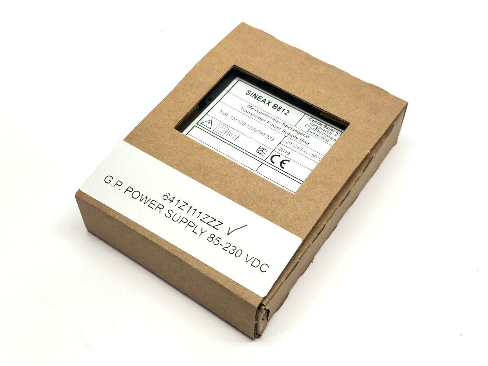 Camille Bauer Sineax B812 Transmitter Power Supply 85-230VDC - Maverick Industrial Sales