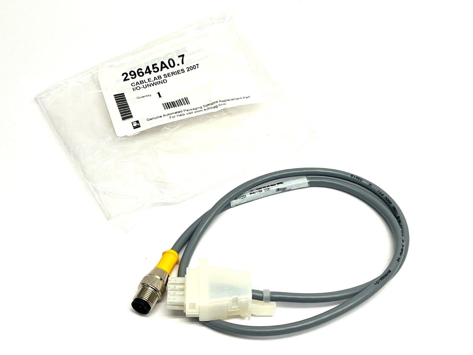 Automated Packaging Systems 29645A0.7 I/O-Unwind Cable Turck RS 6T-0.7/CS11462 - Maverick Industrial Sales