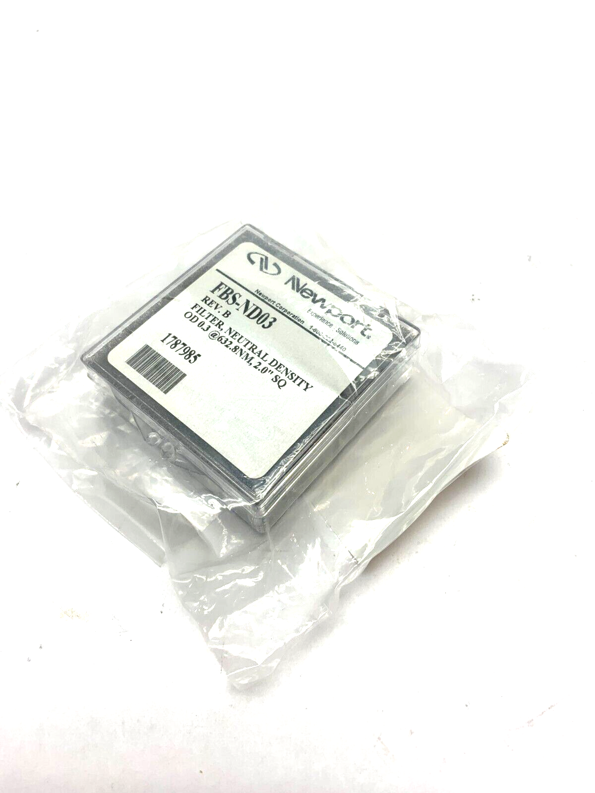 Newport FBS-ND03 Rev. B Neutral Density Filter OD 0.3 @632.8NM 2.0" SQ - Maverick Industrial Sales