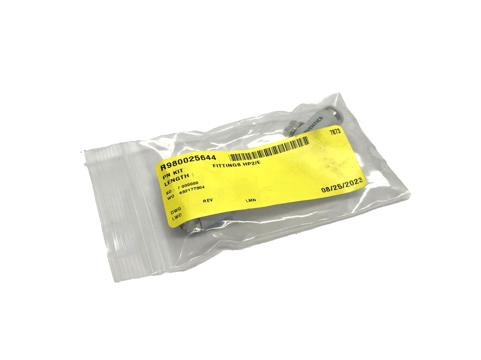 Bosch Rexroth R980025644 HP2/E Pneumatic Flow Control Fitting Kit, 8mm Tube 2-PK - Maverick Industrial Sales