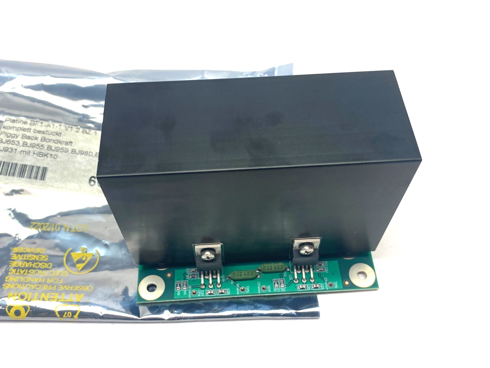 Hesse 3705660102.010 Piggyback Module for Bondjet BF1-A1-1 V1.1 BZ:1 - New – Open box - Maverick Industrial Sales