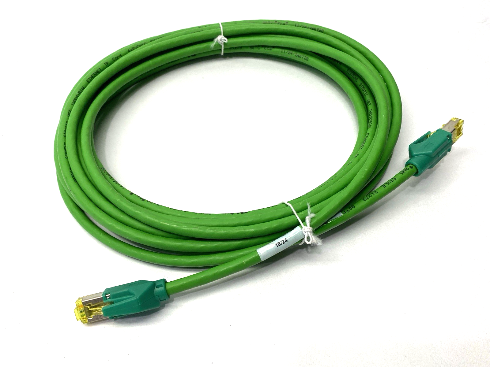 Siemens 6XV1870-3QH60 Double-Ended EtherCAT Cordset Male RJ45 Connectors - Maverick Industrial Sales