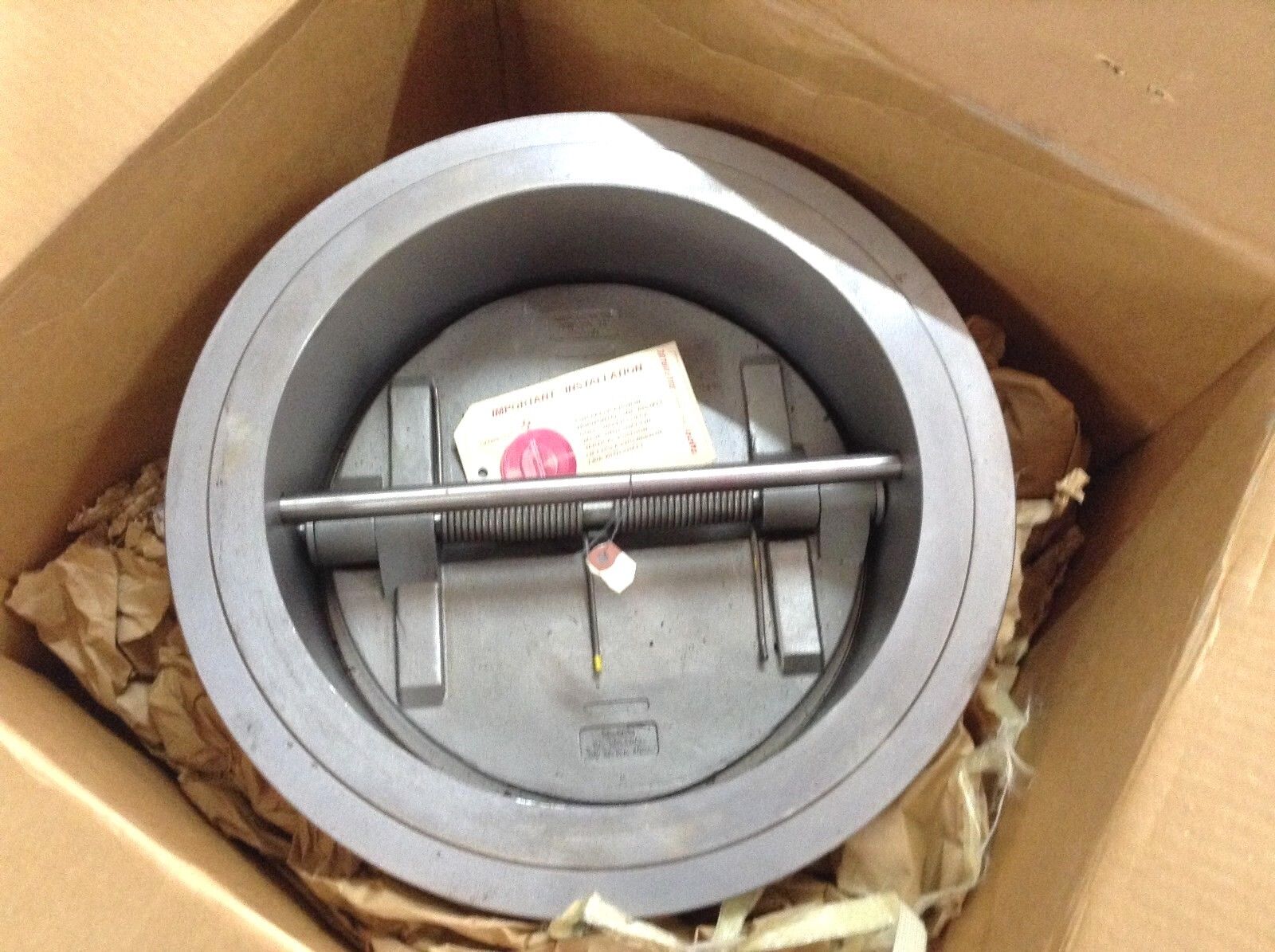 MB30-2046-XR | Gulf Valve Model MB Wafer Check Valve 12" 316SS Disc Viton Seat - New Other - Maverick Industrial Sales