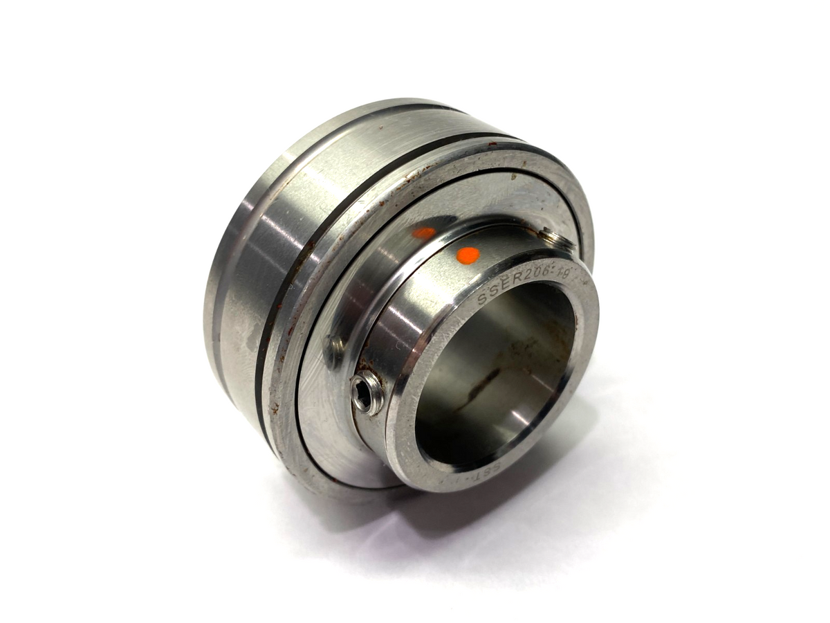 AMI Bearings SSER206-19 Stainless Steel Insert Bearing 30mm ID 62mm OD - Maverick Industrial Sales