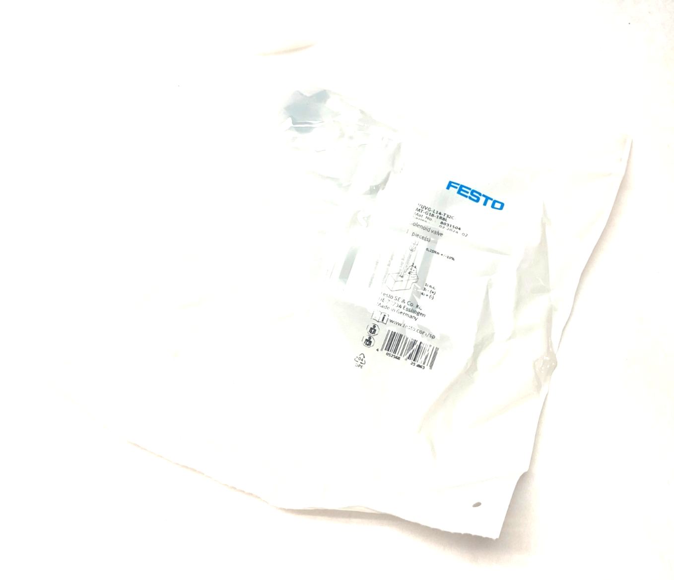 Festo VUVG-L14-T32C-MT-G18-1R8L Solenoid Valve 2x3/2-Way, Monostable 8031504 - Maverick Industrial Sales