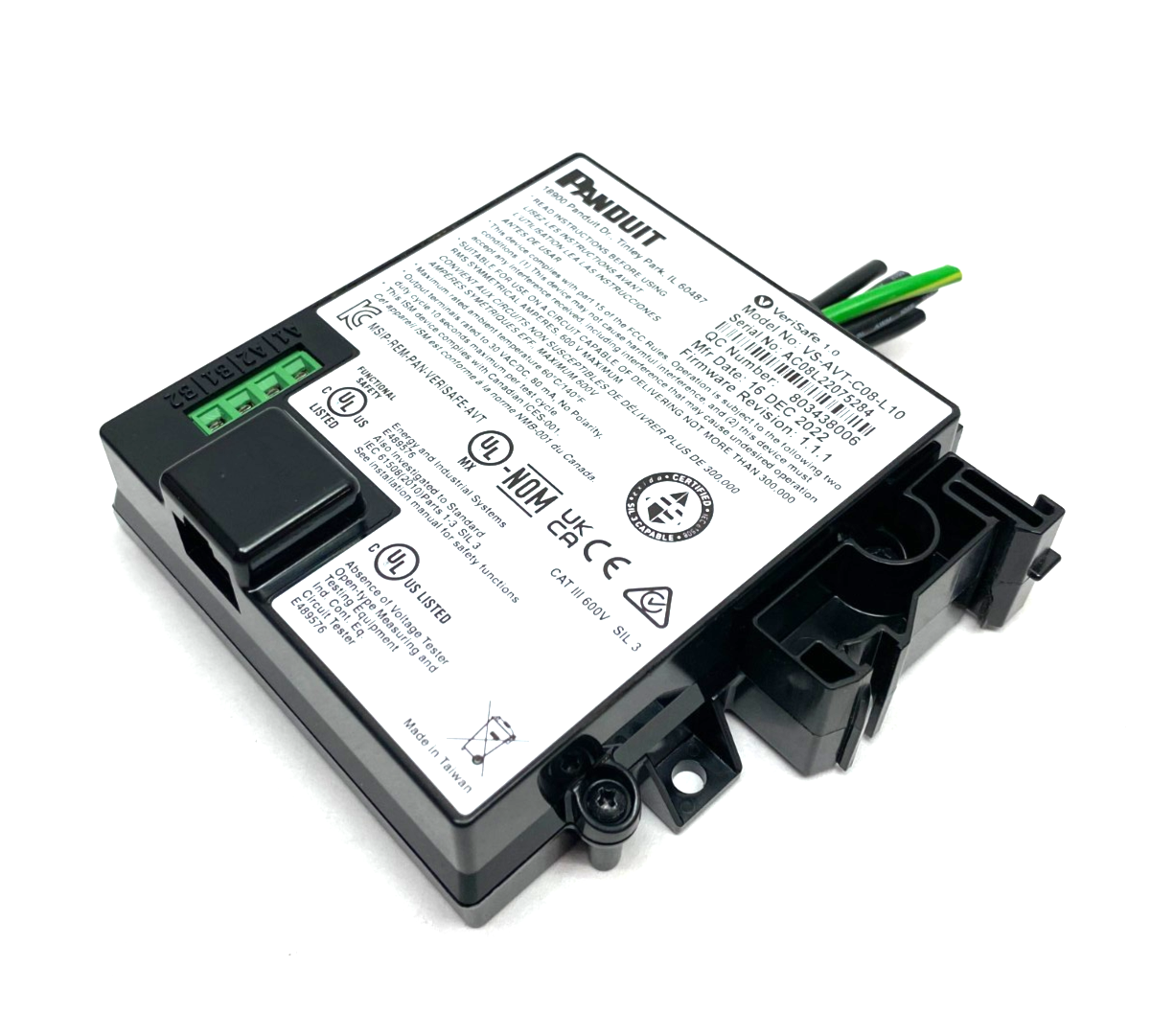 VS-AVT-C08-L10 | Panduit Verisafe Absence of Voltage Tester LEADS CUT - Used - Maverick Industrial Sales