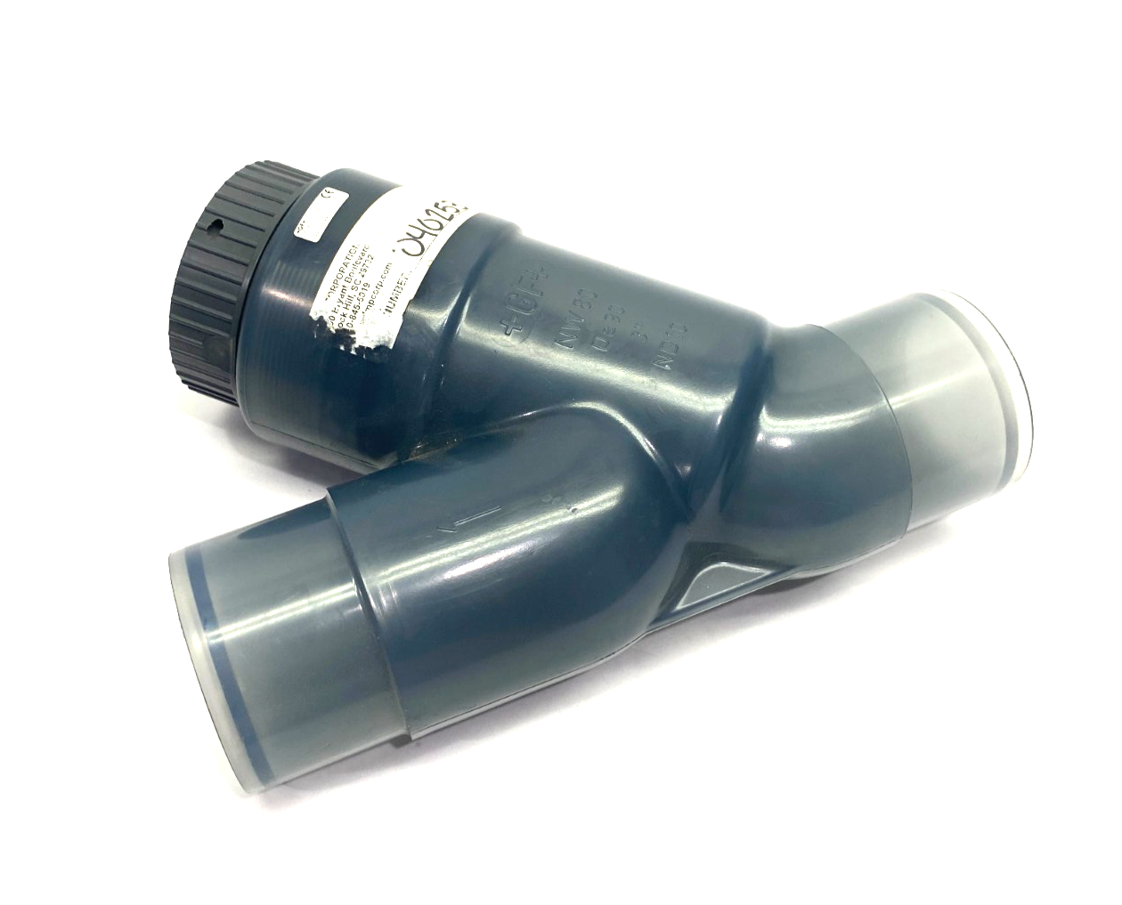 GF 192304013 Angle Seat 3" Check Valve type 304 PVC-U DN80 PN10 EPDM - Maverick Industrial Sales