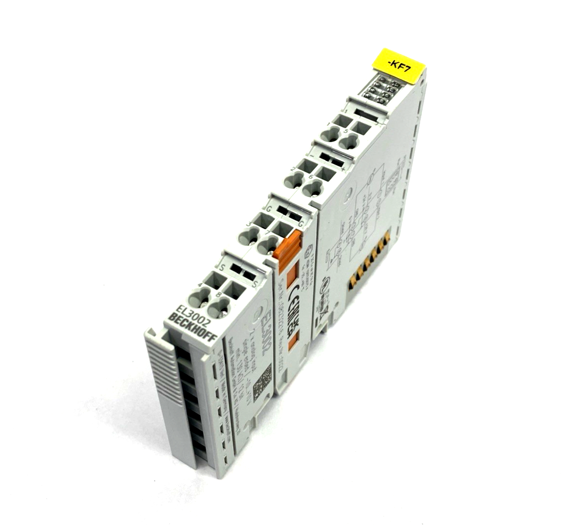 Beckhoff EL3002 EtherCAT Terminal, 2-Channel Analog Input, 12 Bit, Single-Ended - Maverick Industrial Sales